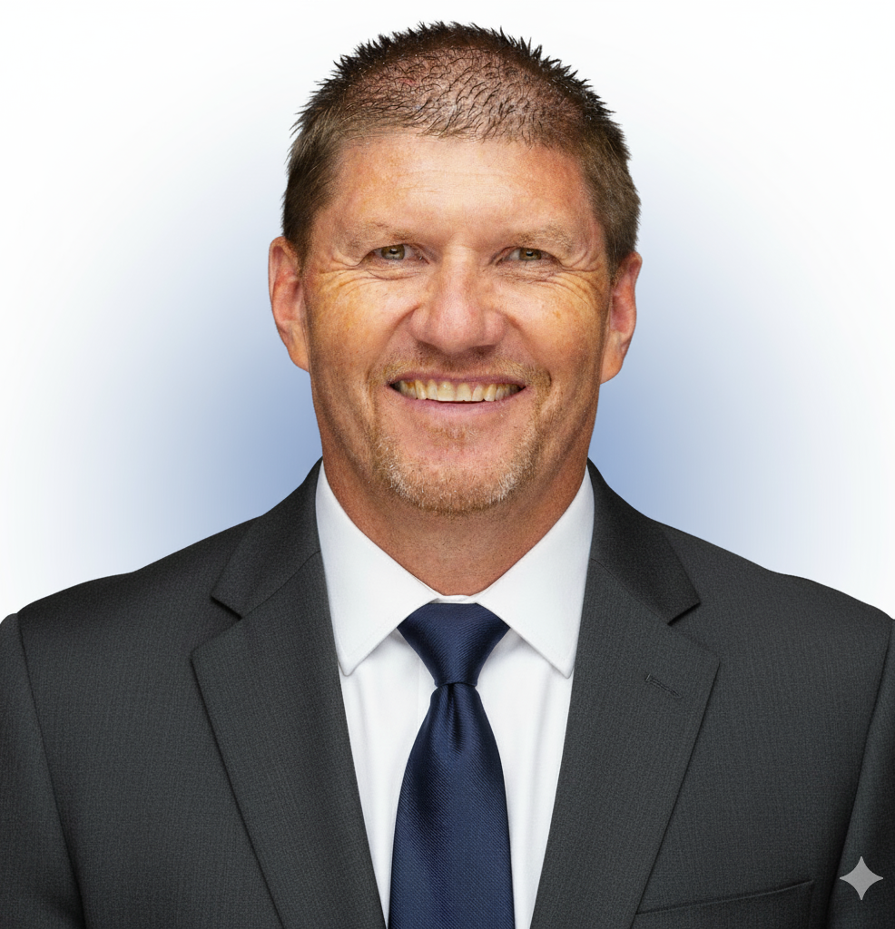 Professional headshot of Steven Bryan wearing a suit and tie